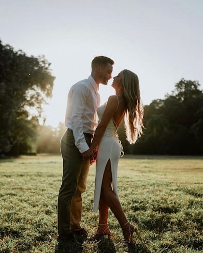 Románticos, Nicolás y Carolina celebraron su casamiento en las redes sociales