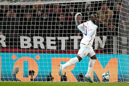 Romelo Lukaku festeja su gol ante Alemania