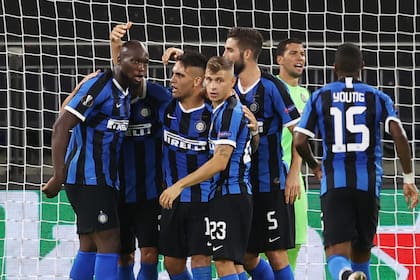 Romelu Lukaku convirtió el 1 a 0 para Inter frente a Getafe en el partido único por los octavos de final de la Europa League.