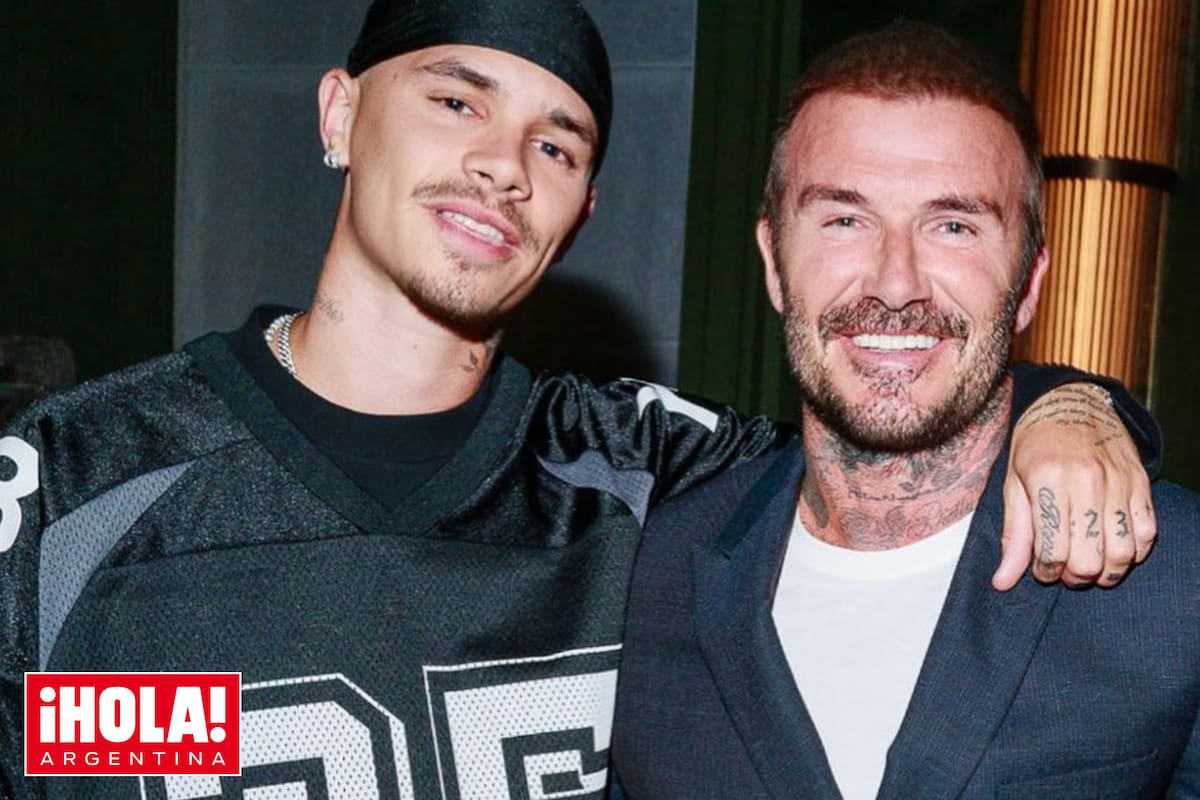 Romeo, que cumplió 23, posa con su padre