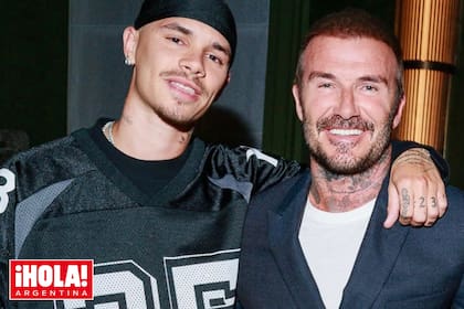 Romeo, que cumplió 23, posa con su padre