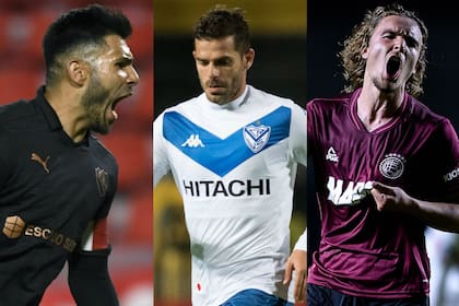 Romero, Gago y De la Vega, figuras de Independiente, Vélez y Lanús, tres de los equipos argentinos que siguen adelante en la Copa Sudamericana