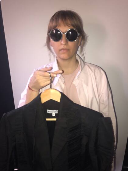 Romina Cardillo lista para mostrarse en la pasarela 080 Barcelona Fashion