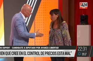 Espert volvió a agredir a Del Caño tras su cruce con Romina del Pla