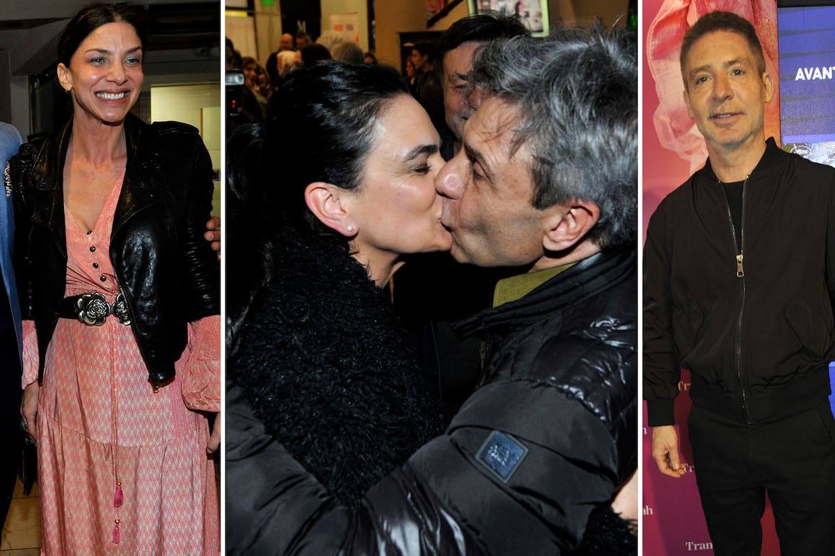 Romina Gaetani, Marcelo de Bellis y Adrián Suar