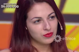 Romina participó de Los 8 escalones y se robó la atención de Guido Kaczka cuando contó a qué se dedica (Foto: Captura de TV / eltrece)