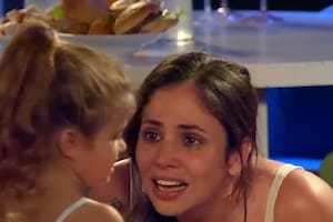 Romina se reencontró con sus hijas (Foto captura)