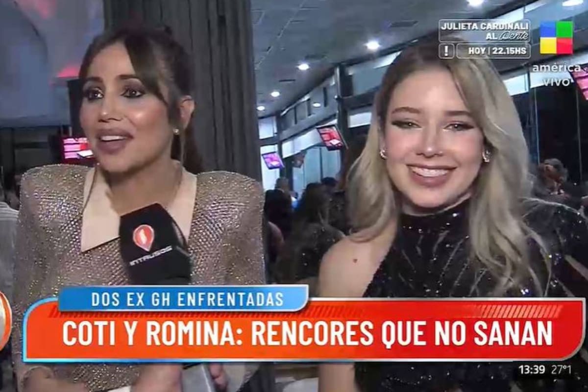 Romina Uhrig y Coti Romero vivieron una tensa situación en la presentación del Bailando 2023