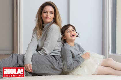 Romina y Bethania, de 6 años, que nació de la relación de la actriz con Walter Abud, el productor musical y DJ brasileño.
