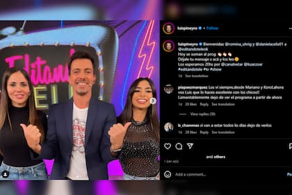 Romina y Daniela ya tiene nuevo trabajo en la televisión (Foto Instagram @luispineyro)
