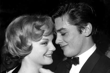 Romy Schneider y Alain Delon