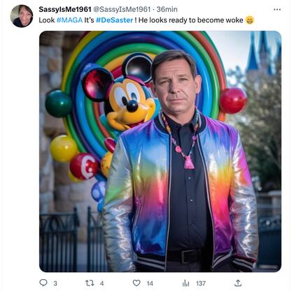 Ron DeSantis anunció su campaña para la presidencia de Estados Unidos y en las redes sociales lo calificaron como un "DeSaster"