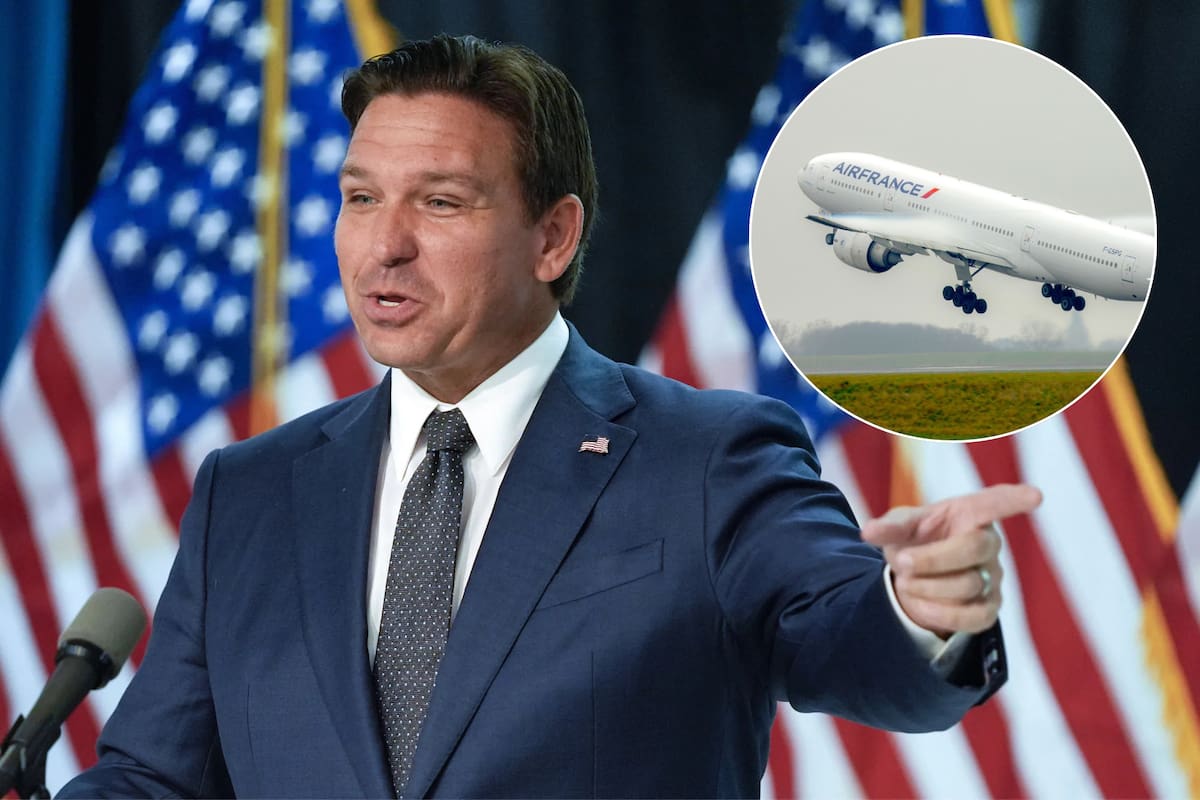 Ron DeSantis anunció un nuevo vuelto directo de Air France desde Orlando a París