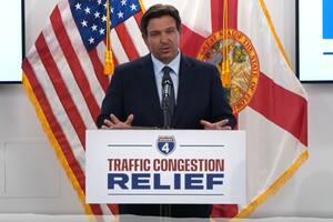 Ron DeSantis anunció una inversión histórica para mejorar la infraestructura del tráfico en Florida