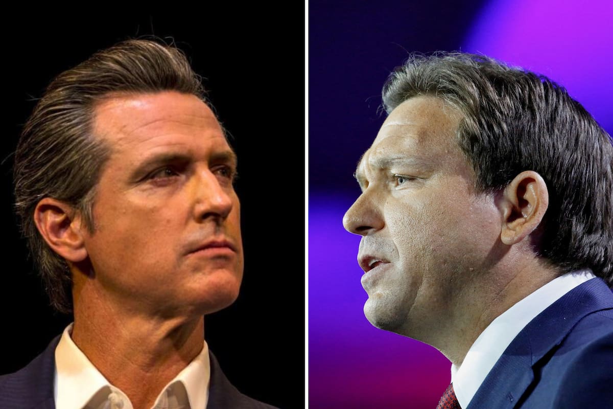 Ron DeSantis criticó la política de California sobre el uso de sorbetes de cartón