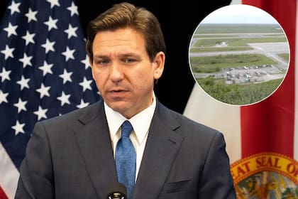Ron DeSantis defendió el centro de detención Alligator Alcatraz de las denuncias por maltrato que recibió
