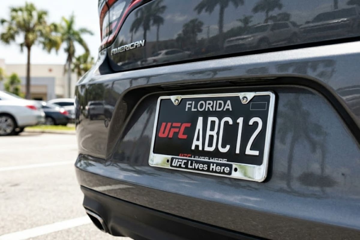 Ron DeSantis dijo que vetará cualquier ley de Florida que agregue el requisito de que los vehículos lleven placas delanteras