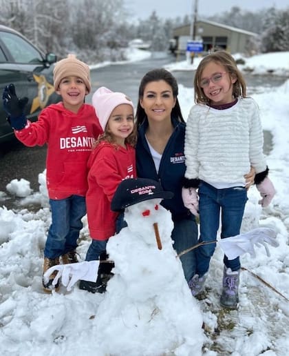 Ron DeSantis es padre de tres niños: Madison, Mason y Mamie