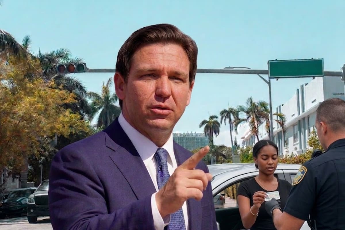 Ron Desantis firmó una ley que modifica la definición legal de "infractor de tráfico habitual" para incluir a quienes conduzcan sin una licencia válida