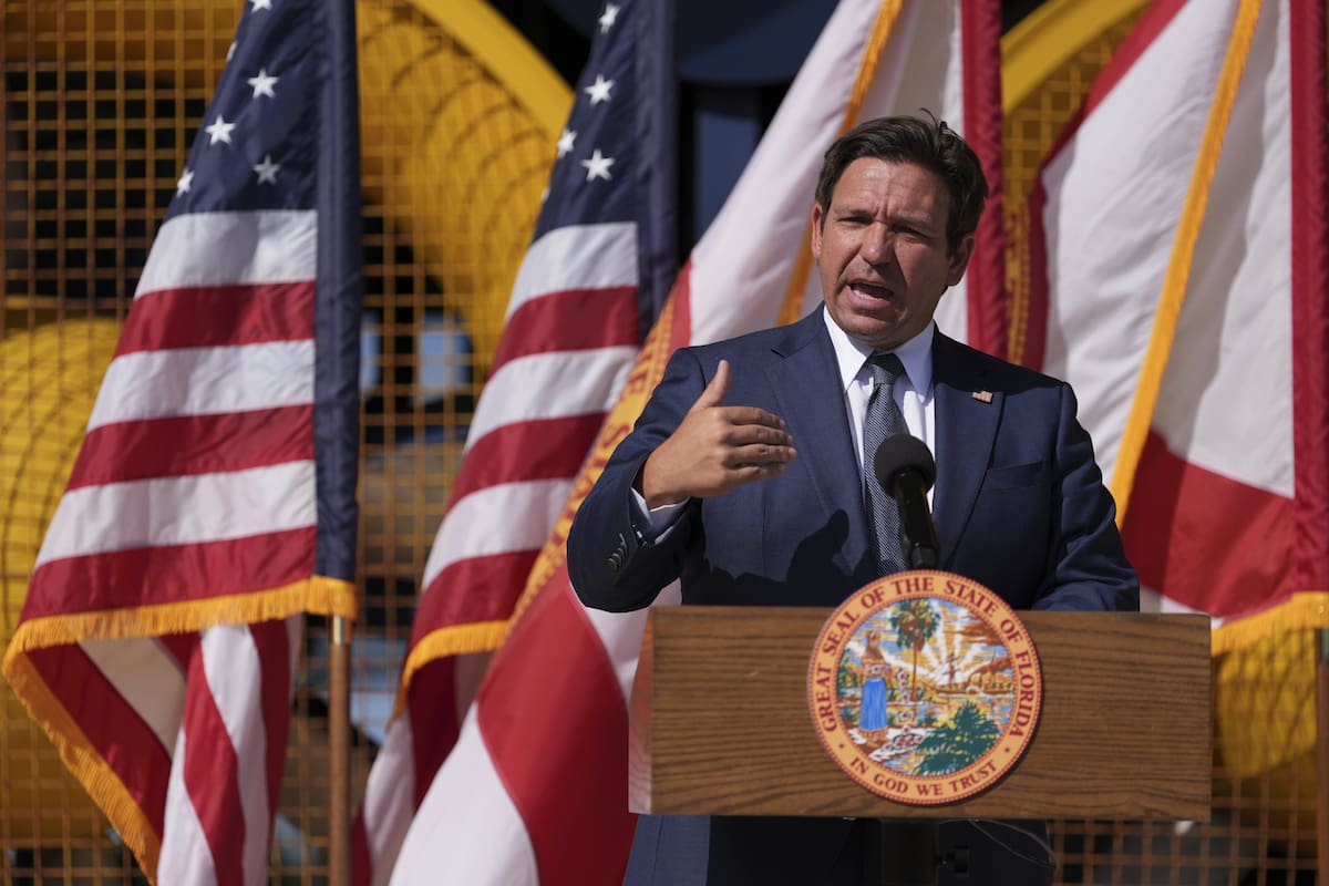Ron DeSantis, gobernador de Florida