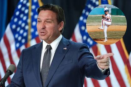Ron DeSantis jugó como jardinero en Yale, fue capitán de su equipo y terminó su carrera universitaria con un promedio de bateo de .313 (Fotos: AP Photo/John Raoux / Cortesía Jeremy Kurella a Tampa Bay Times).
