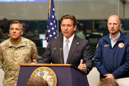 Ron DeSantis pidió abastecerse frente a la llegada del huracán Milton