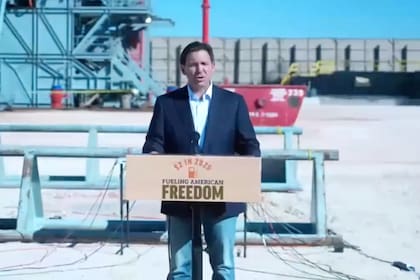 Ron DeSantis presentó su plan energético en Texas