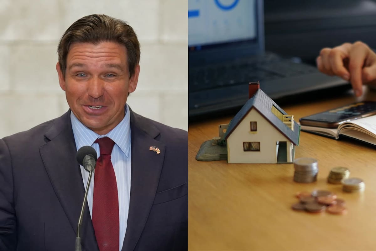 Ron DeSantis presentó su proyecto para reducir los impuestos a la propiedad en Florida