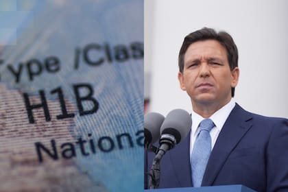 Ron DeSantis vinculó un fallo judicial con el uso de visas laborales y criticó su impacto en el empleo local