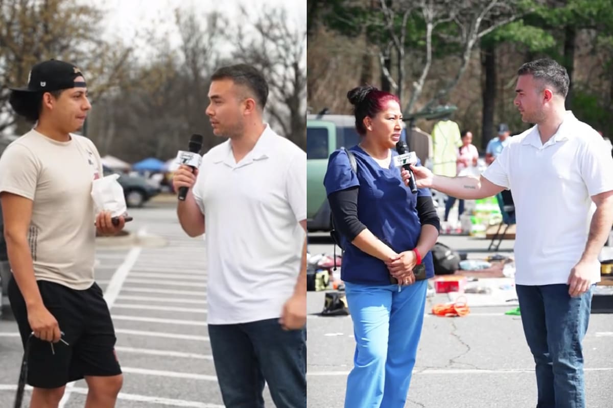 Ronald Paz entrevista a latinos en EE.UU. preguntándole sus salarios laborales