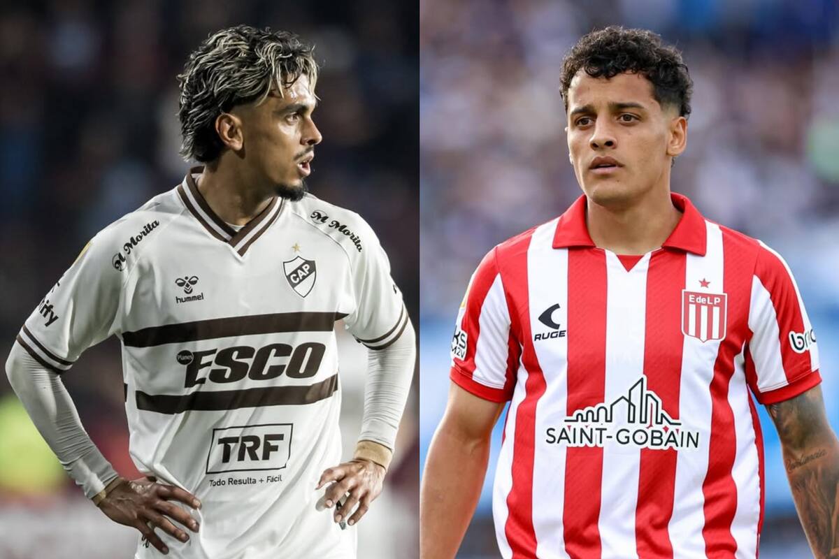 Ronaldo Martínez y Tiago Palacios, piezas importantes a nivel ofensivo en Platense y Estudiantes, serían titulares este sábado