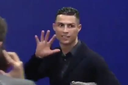 Ronaldo, polémico a la salida del Wanda Metropolitano