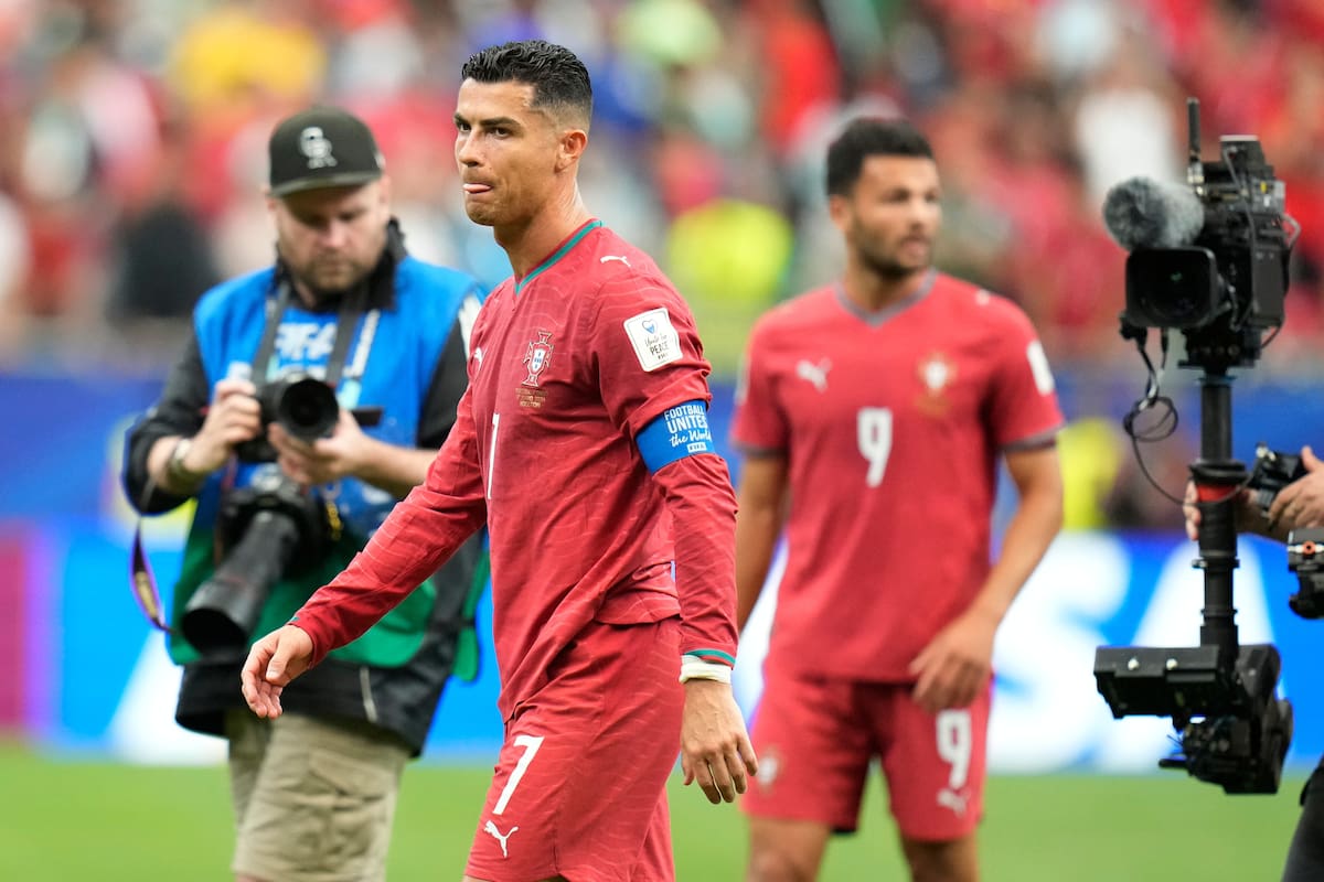 Ronaldo se va en blanco en el sorpresivo empate de Portugal 1 a 1 ante Congo