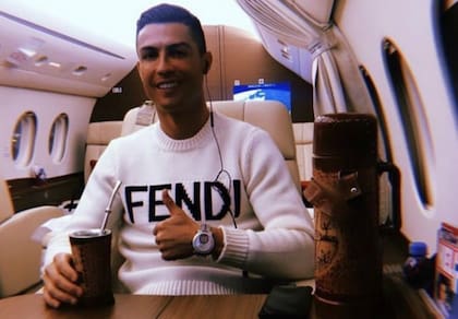Ronaldo y el mate, una postal inesperada