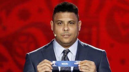 Ronaldo, durante el sorteo del último Mundial