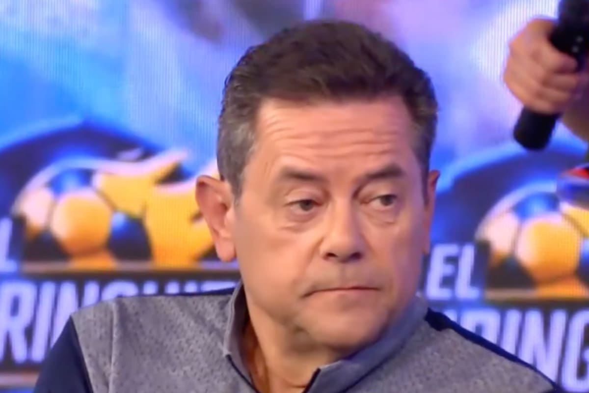Roncero durante su referencia a la despedida de Messi - El Chiringuito TV