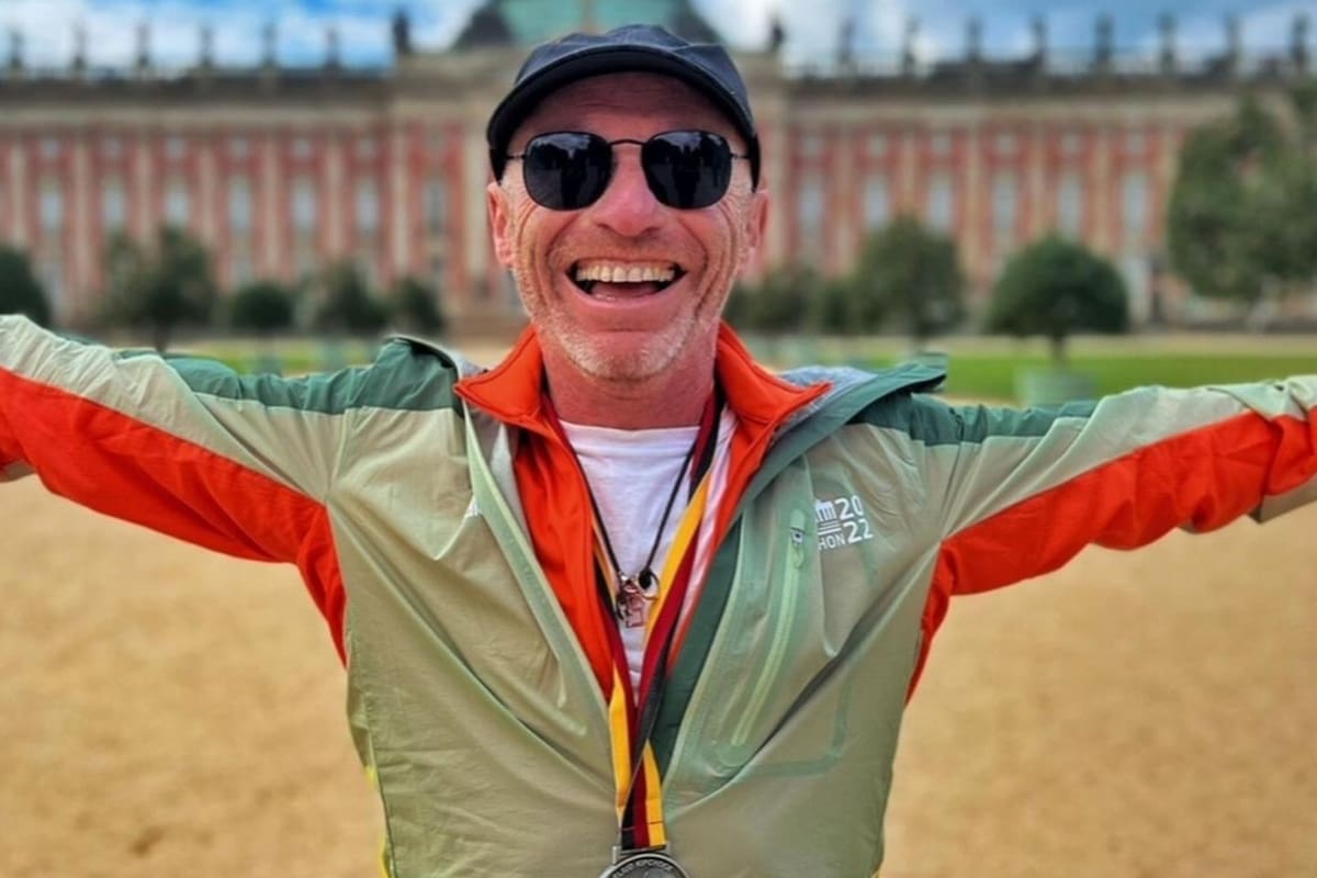 Roni comenzó a correr con su hermano 1.6 K en el Parque Centenario. En ese momento no sabía todo lo bueno que estaba por venir.