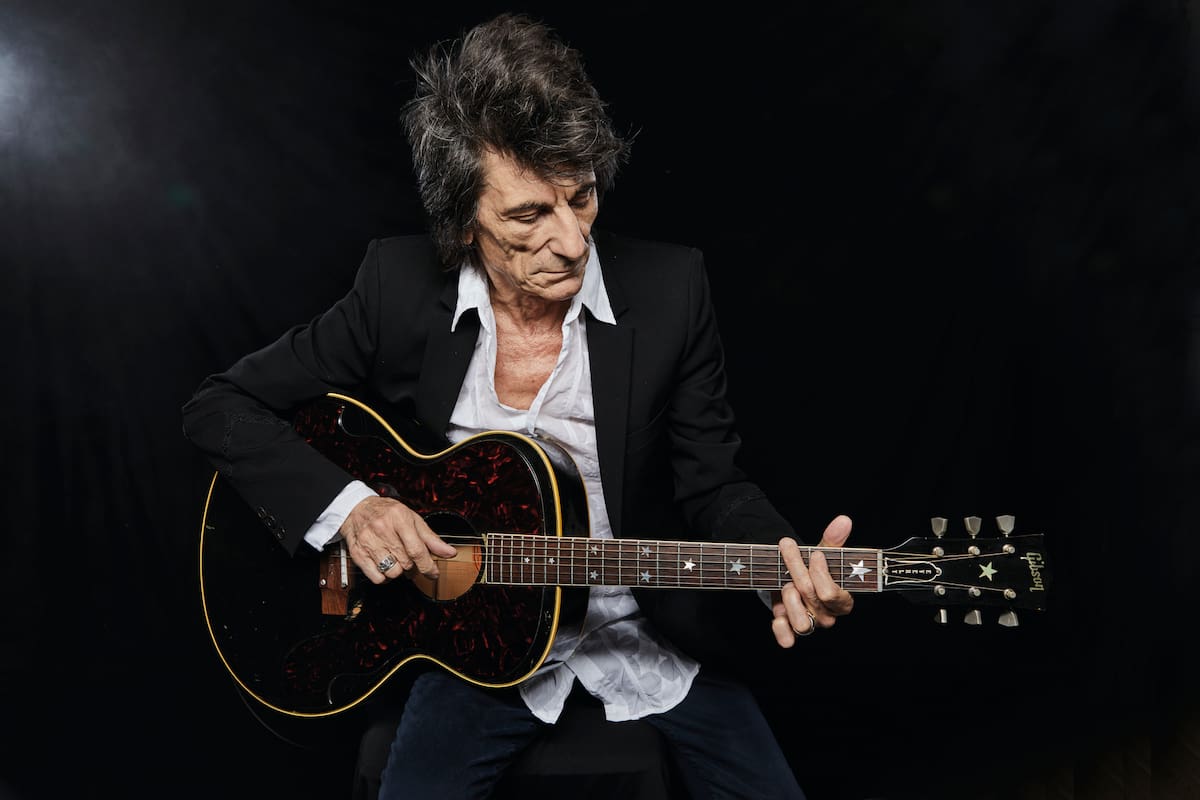 Ronnie Wood toca en la Argentina por primera vez como solista