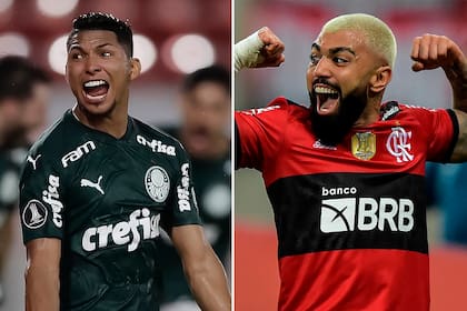 Rony y Gabigol, o Palmeiras y Flamengo...
