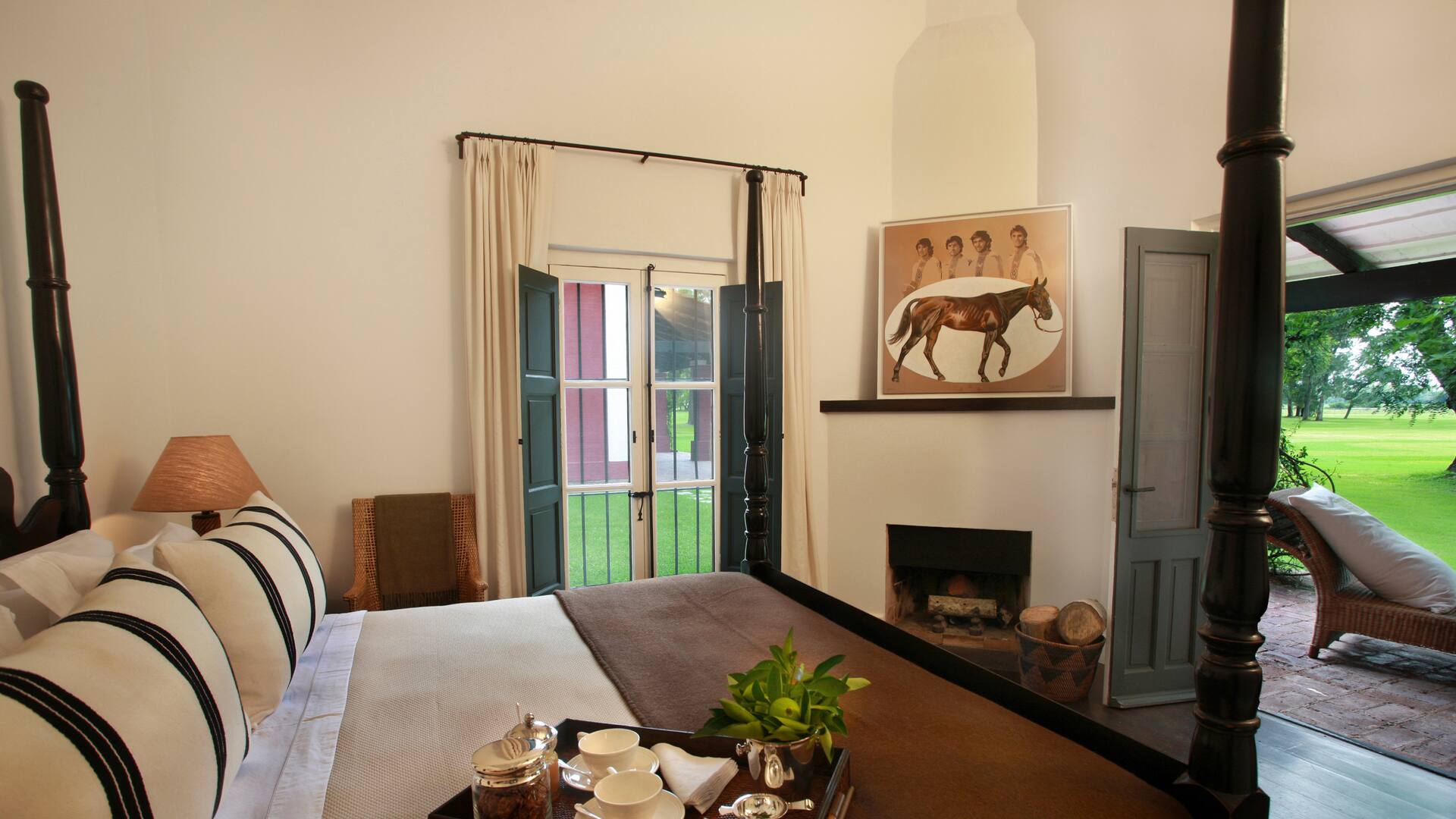 La estancia La Bamba de Areco, miembro Relais & Châteaux, es una de las opciones más lujosas para cumplir con el aislamiento en la provincia de Buenos Aires.