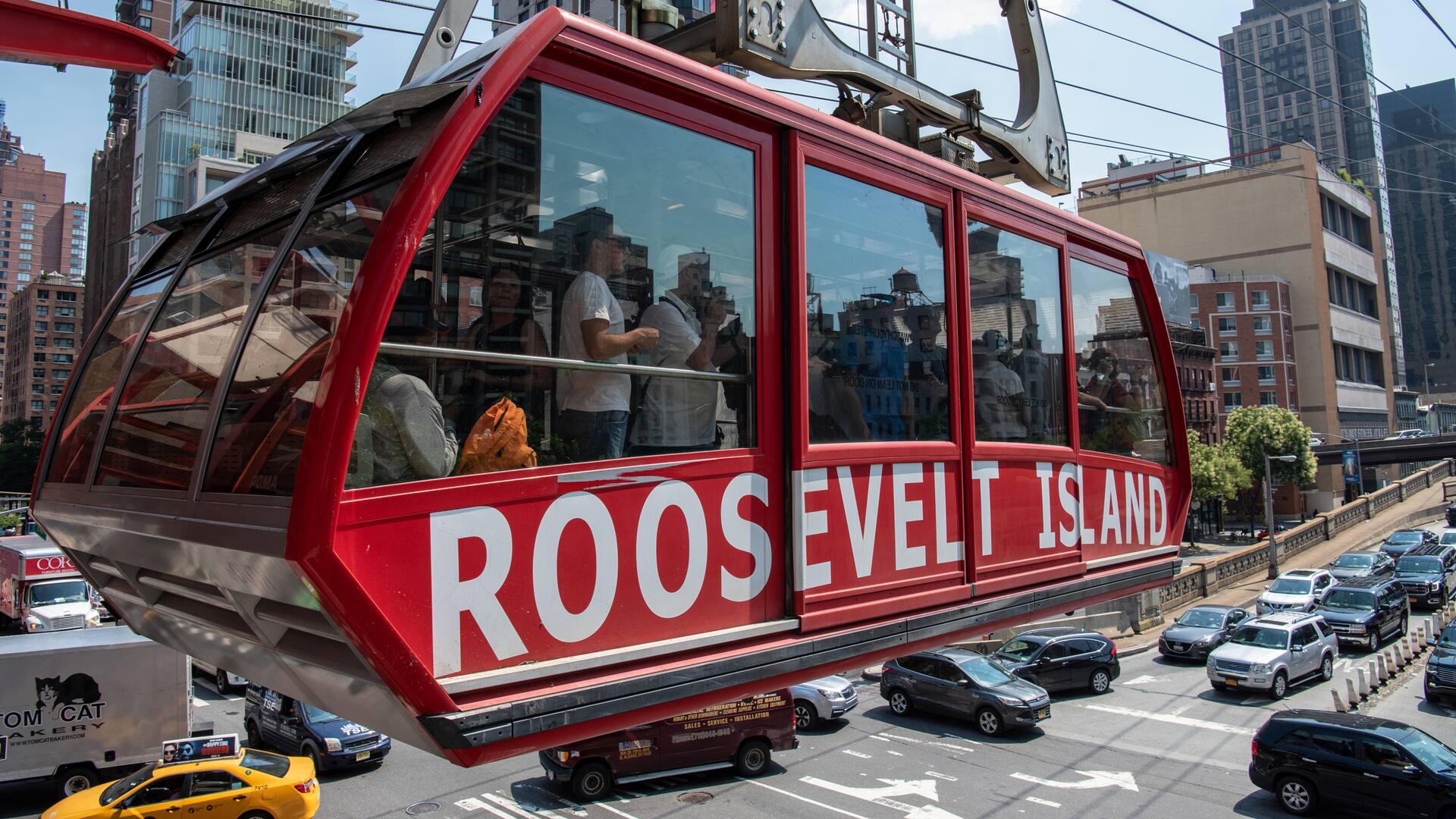 El teleférico que llega a Roosevelt Island