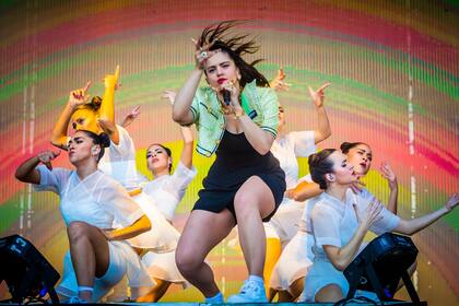 Rosalía, en el Lollapalooza Argentina