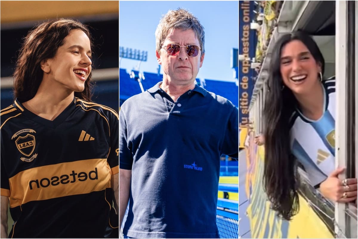 Rosalía, Noel Gallagher y Dua Lipa, algunas de las celebridades internacionales que visitaron La Bombonera