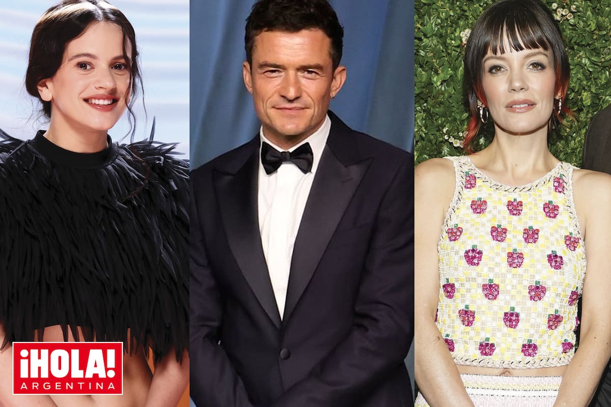 Rosalía, Orlando Bloom y Lily Allen