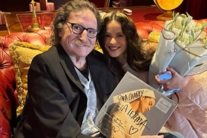 Rosalía y Charly García, en el Hotel Faena de Buenos Aires