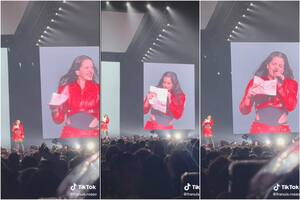 Rosalía y una versión del abecedario que generó quejas entre los fans (Foto: Captura de video)