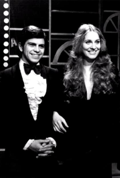 Rosanna Falasca junto a otro de los exponentes del tango joven de los años ochenta, Guillermo Fernández