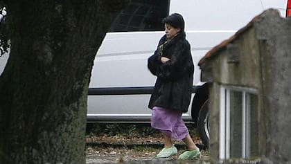Rosario Porto, madre adoptiva de Asunta, cuando todavía estaba libre días después de la muerte de la niña