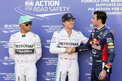 Rosberg se quedó con la pole por delante de Hamilton y Ricciardo