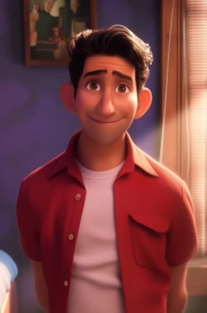 Ross versión Pixar (Captura: @creaition99)